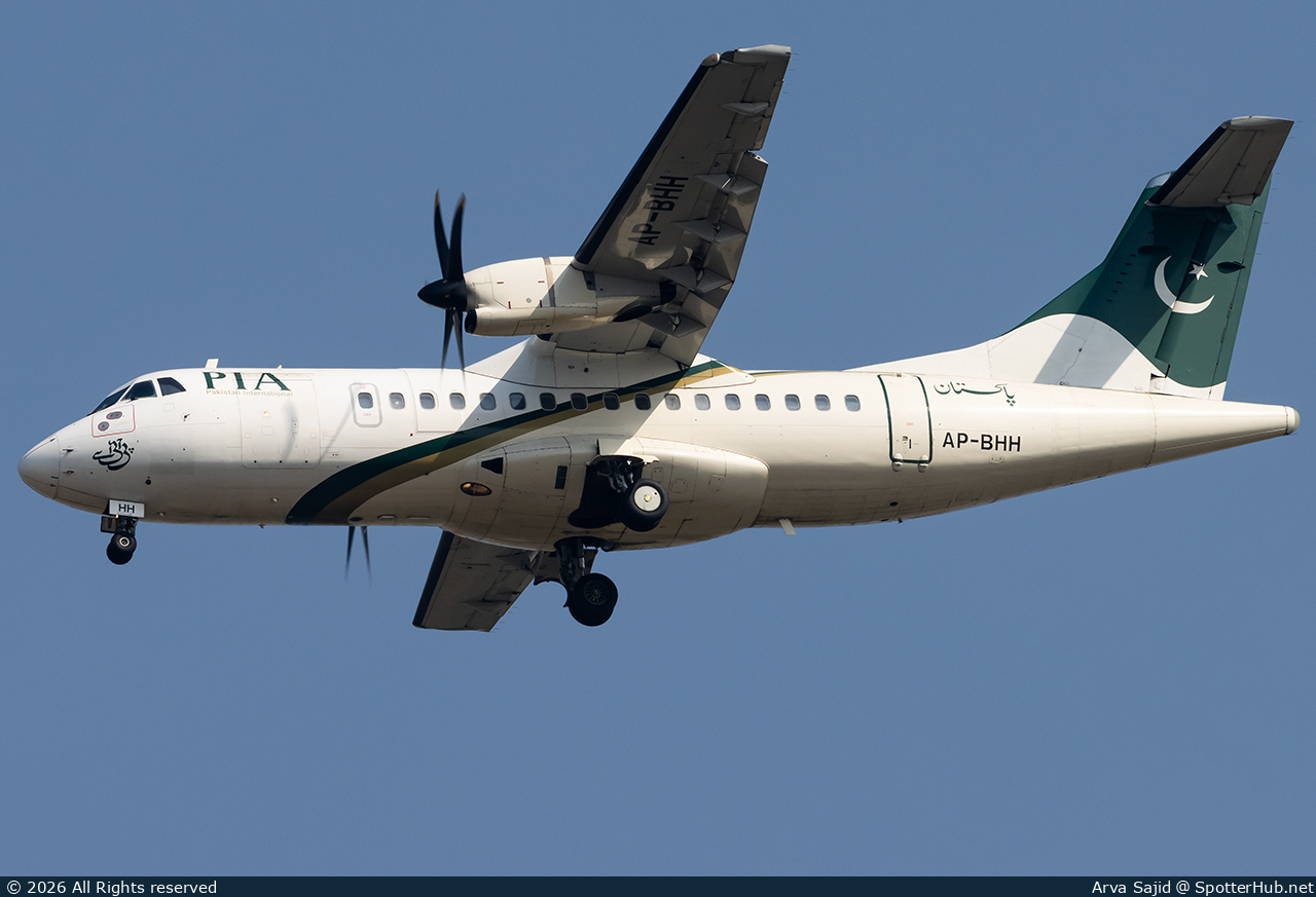 Photo of AP-BHH - ATR 42-500 operated by PIA Pakistan International Airlines