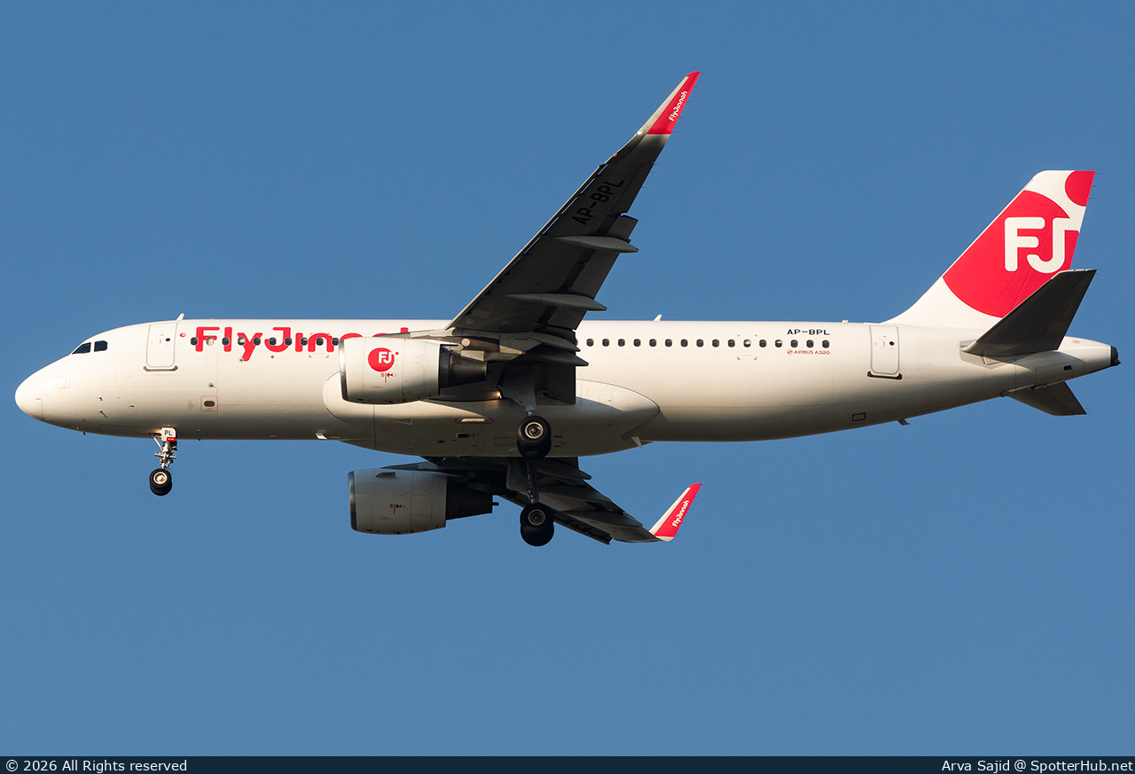 Photo of AP-BPL - Airbus A320-214 operated by Fly Jinnah