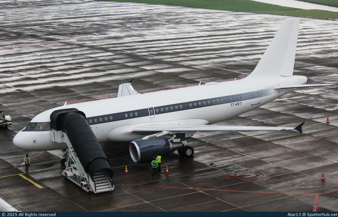 Photo of T7-KKT - Airbus A319-115(CJ) operated by Asian Corporate Aviation Management