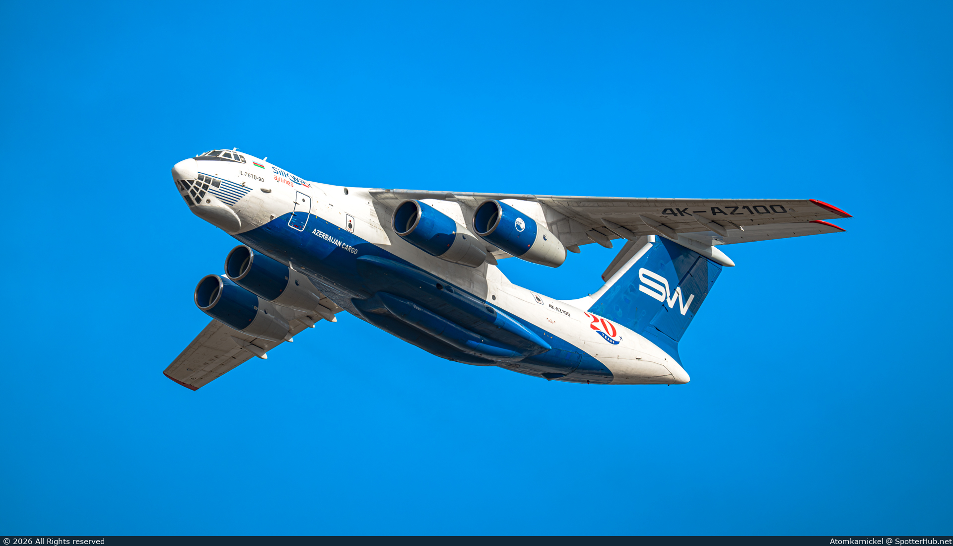 Photo of 4K-AZ100 - Ilyushin Il-76TD-90VD operated by Silk Way Airlines
