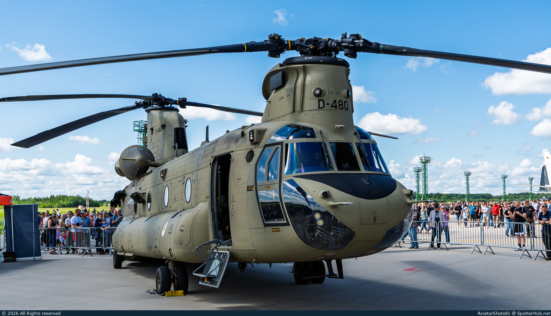 Photo of D-480 - Boeing Vertol CH-47F Chinook operated by Royal Netherlands Air Force