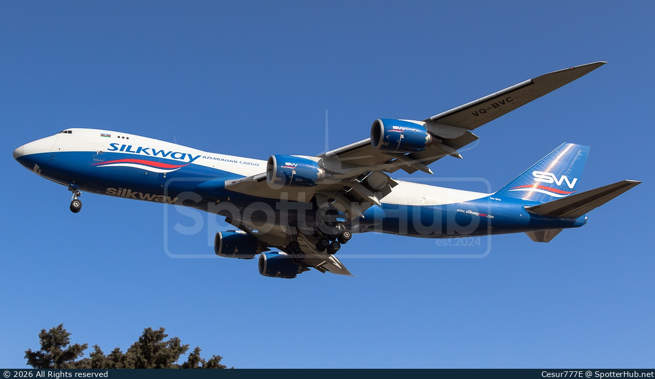 Photo of VQ-BVC - Boeing 747-83QF operated by Silk Way West Airlines