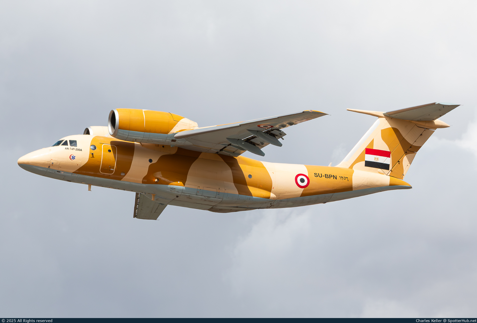 Photo of SU-BPN - Antonov An-74T-200A operated by Egyptian Air Force