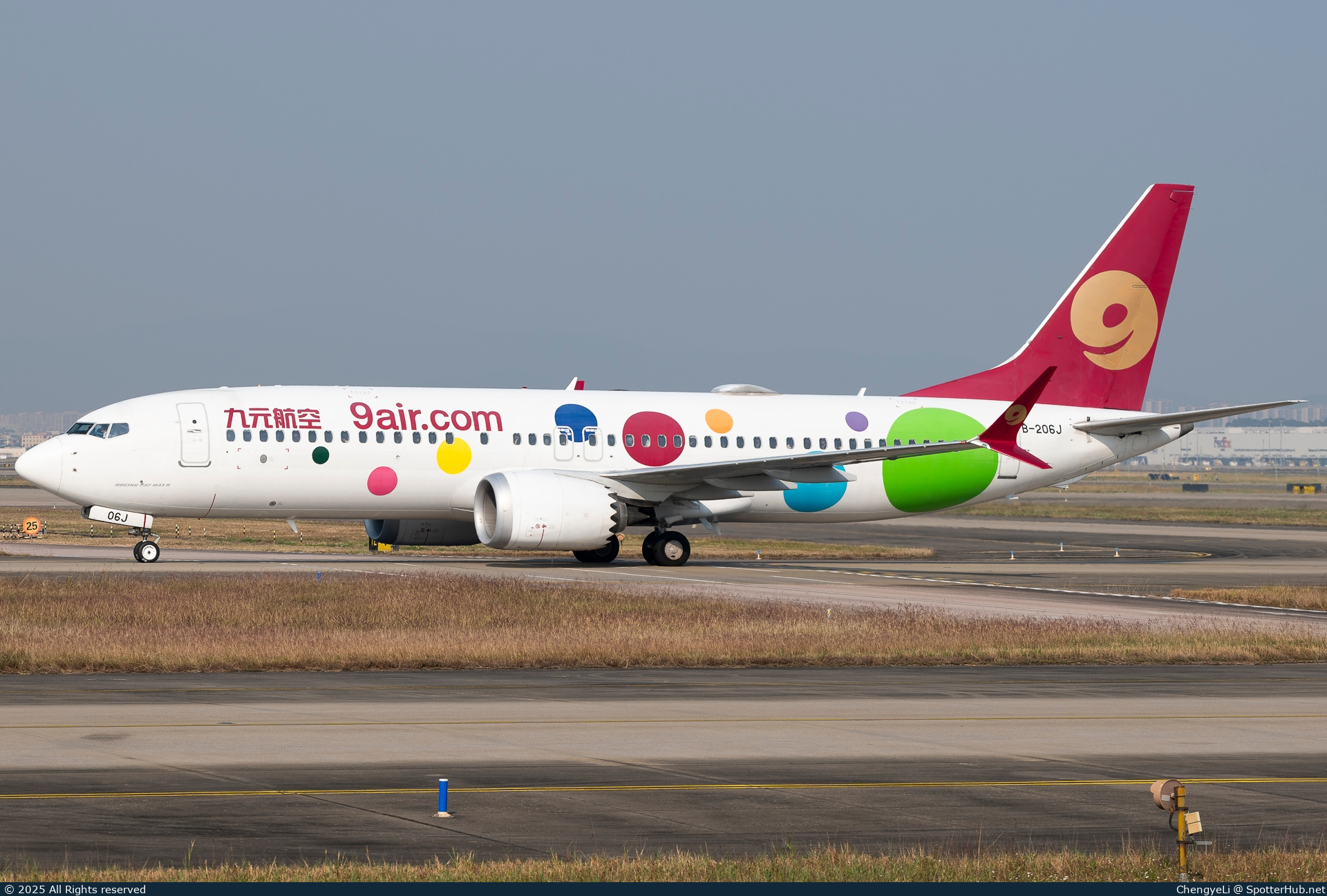 Photo of B-206J - Boeing 737 MAX 8 operated by 9Air