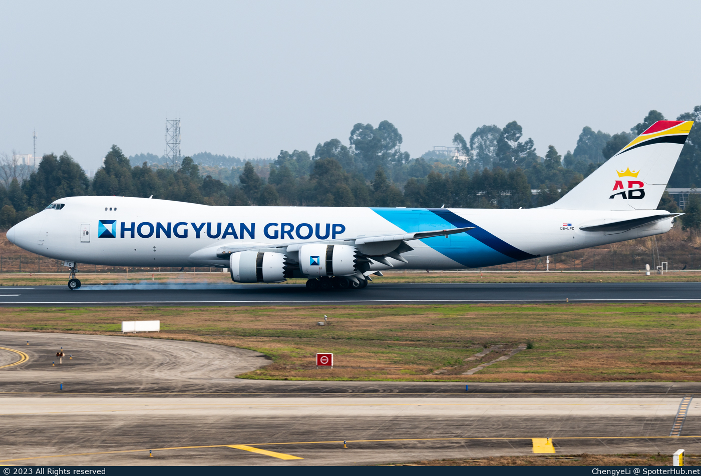 Photo of OE-LFC - Boeing 747-87UF operated by Hongyuan Group (opb Air Belgium)