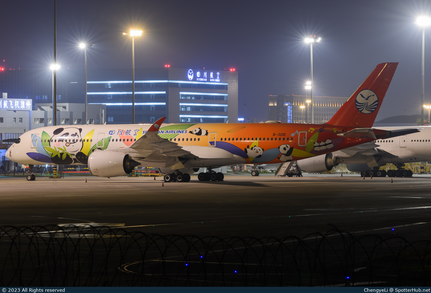 Photo of B-301D - Airbus A350-941 operated by Sichuan Airlines
