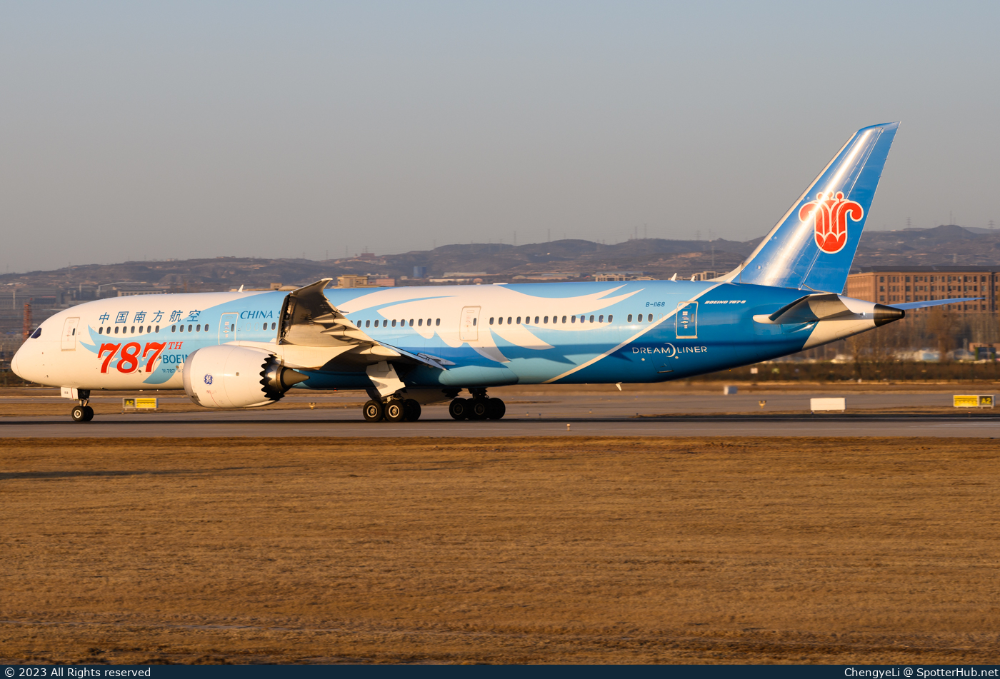 Photo of B-1168 - Boeing 787-9 Dreamliner operated by China Southern Airlines