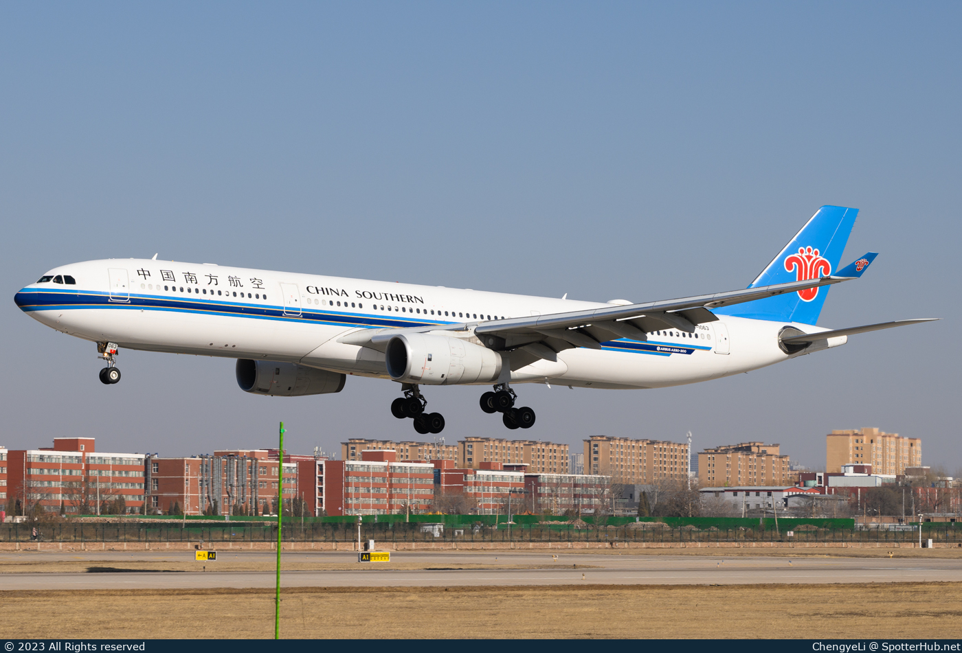 Photo of B-1063 - Airbus A330-343 operated by China Southern Airlines