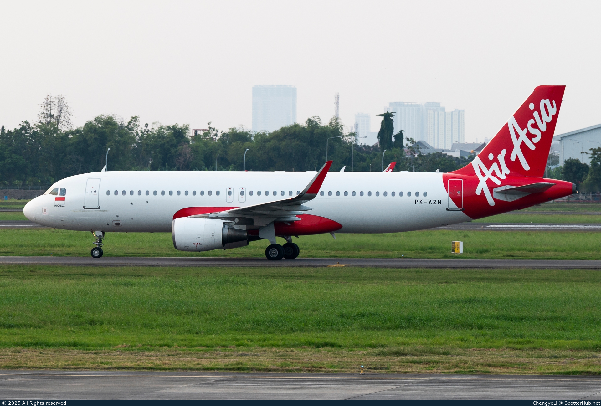 Photo of PK-AZN - Airbus A320-216 operated by Indonesia AirAsia
