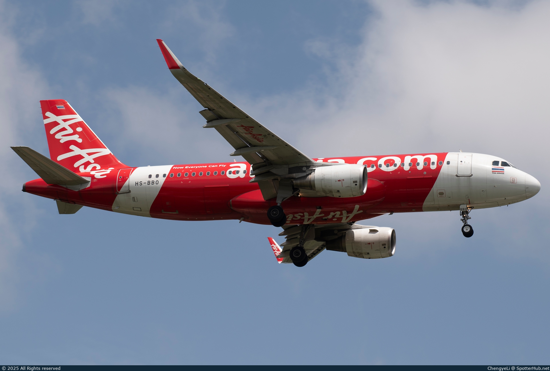 Photo of HS-BBO - Airbus A320-216 operated by Thai AirAsia
