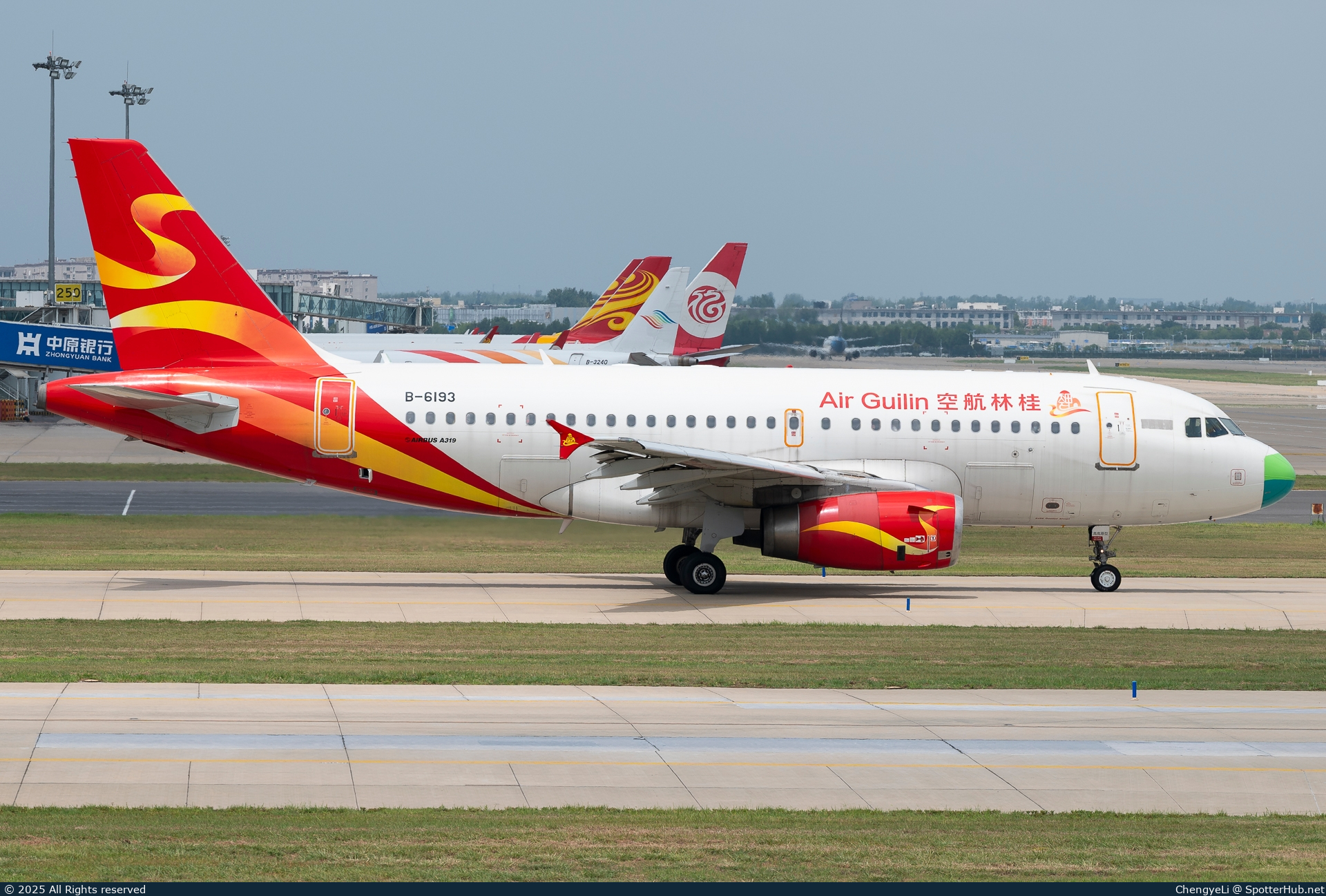 Photo of B-6193 - Airbus A319-133 operated by Air Guilin
