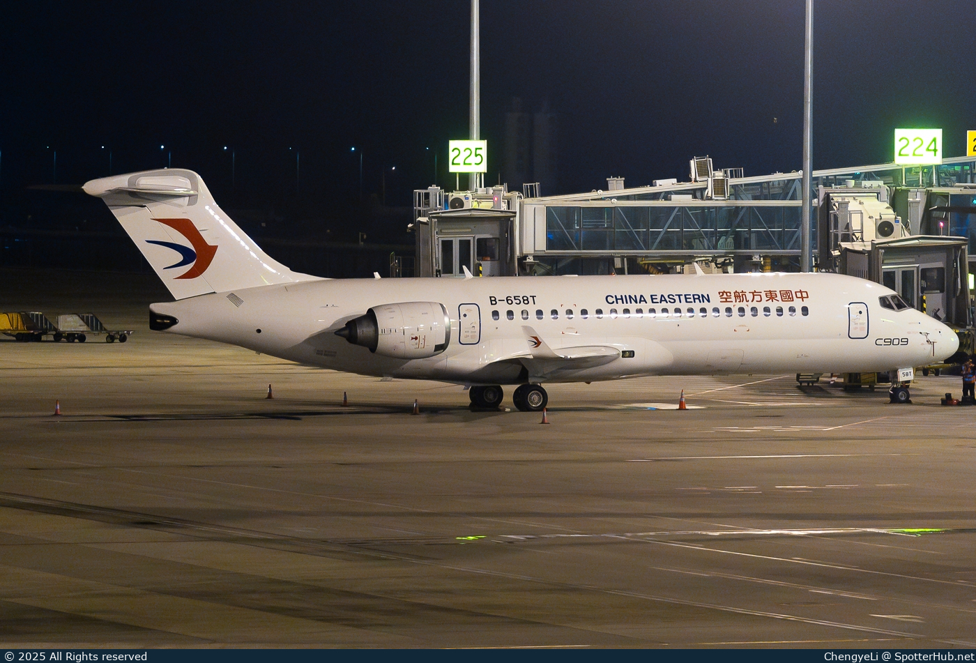 Photo of B-658T - COMAC C909 at Changbei International