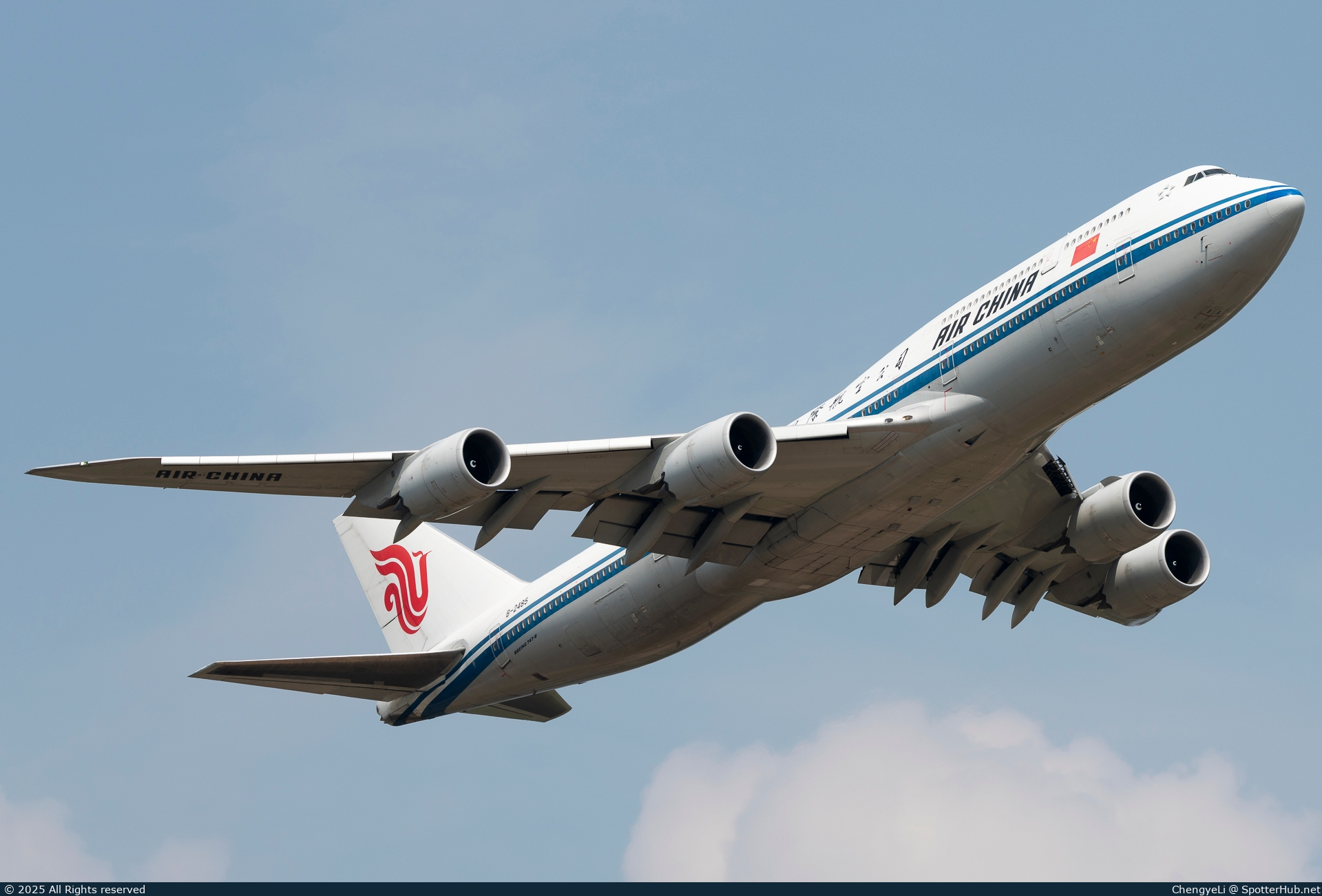 Photo of B-2485 - Boeing 747-89L operated by Air China