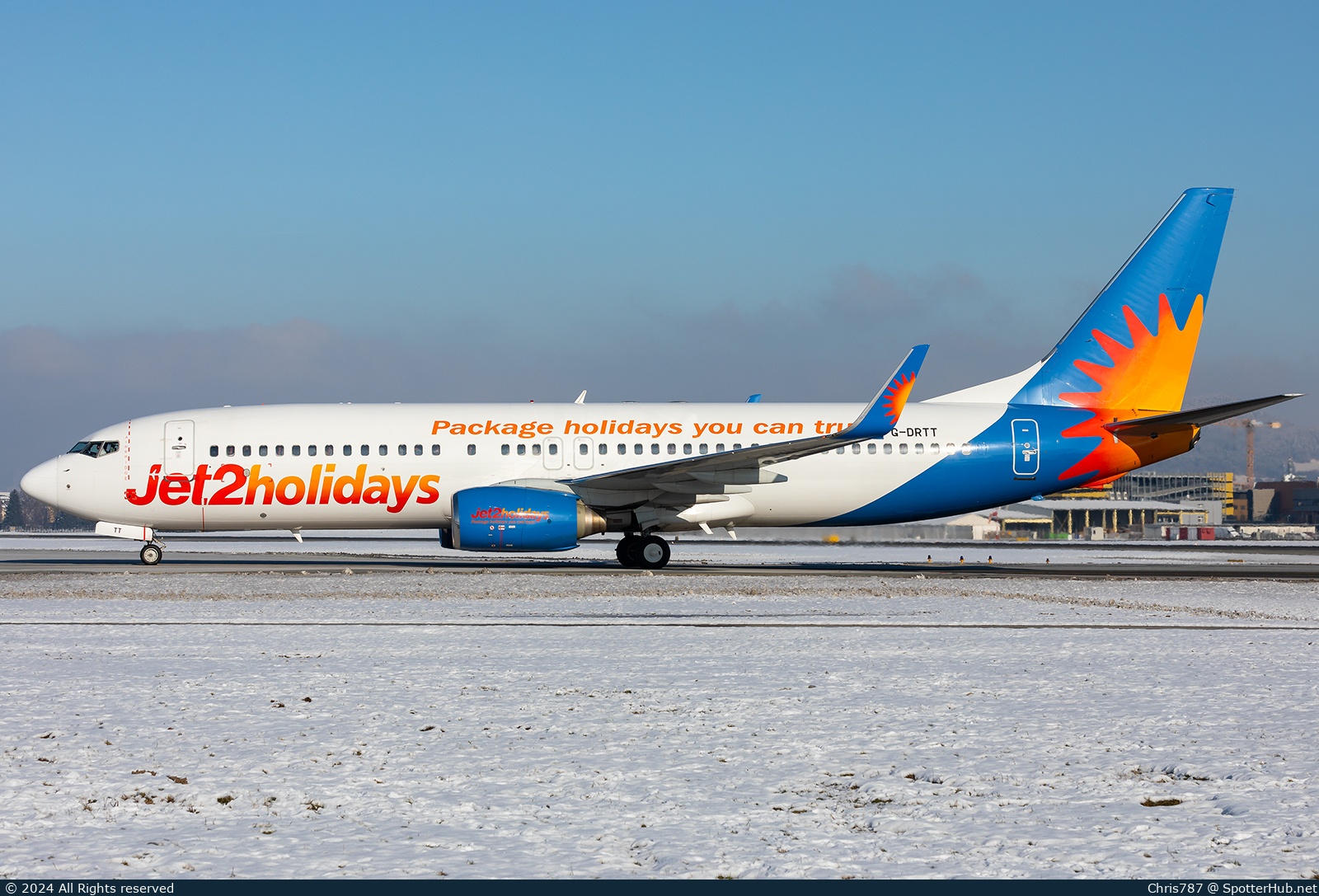Photo of G-DRTT - Boeing 737-8Q8 operated by Jet2