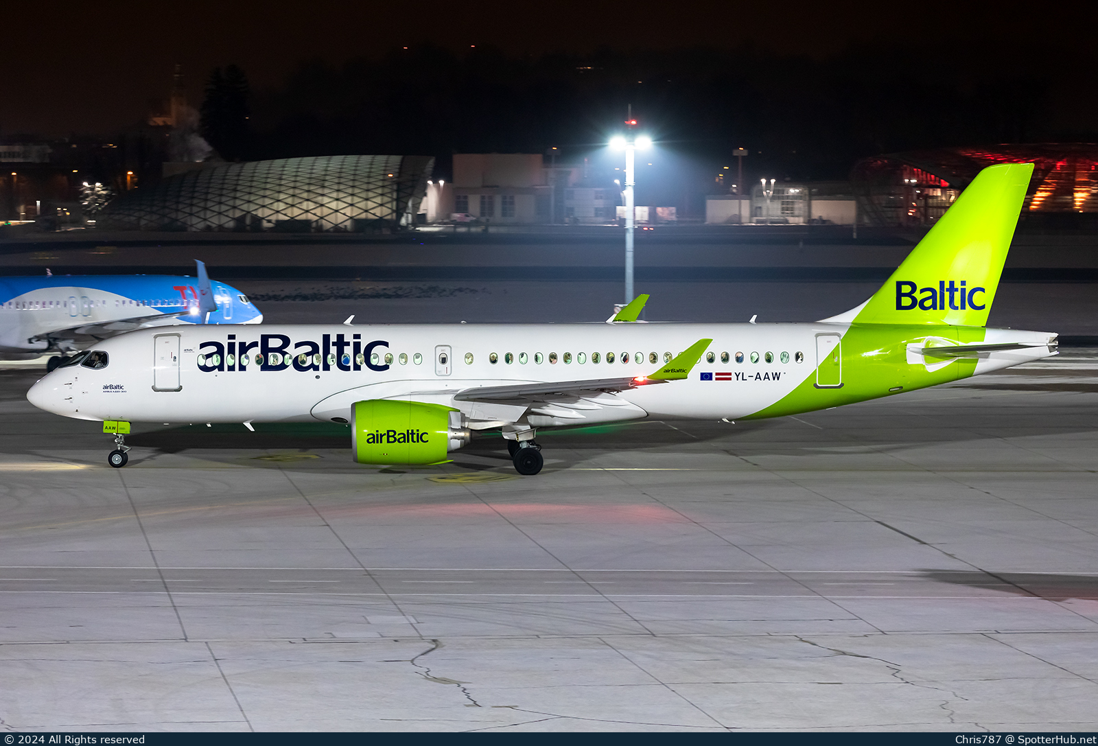 Photo of YL-AAW - Airbus A220-300 operated by airBaltic