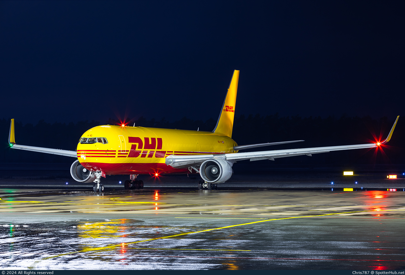 Photo of OE-LYC - Boeing 767-304(ER)(BDSF) operated by DHL Air Austria