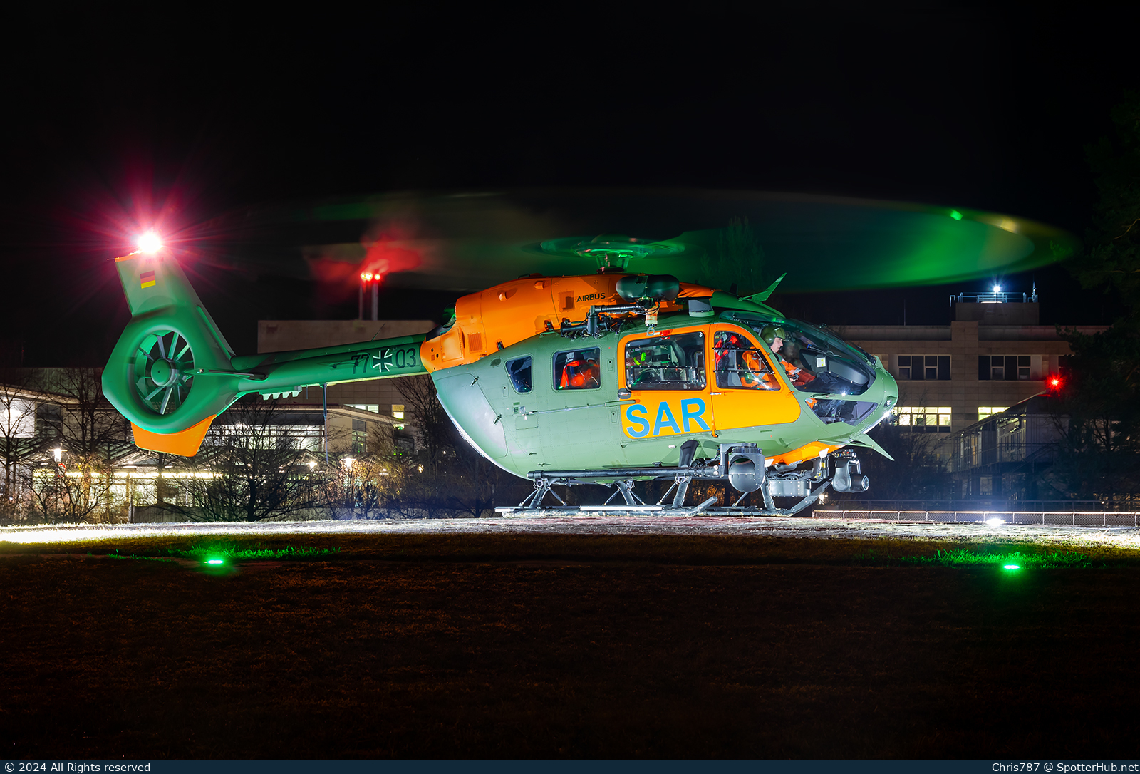 Photo of 77+03 - Airbus Helicopters H145 LUH SAR at Südklinikum Hospital Heliport