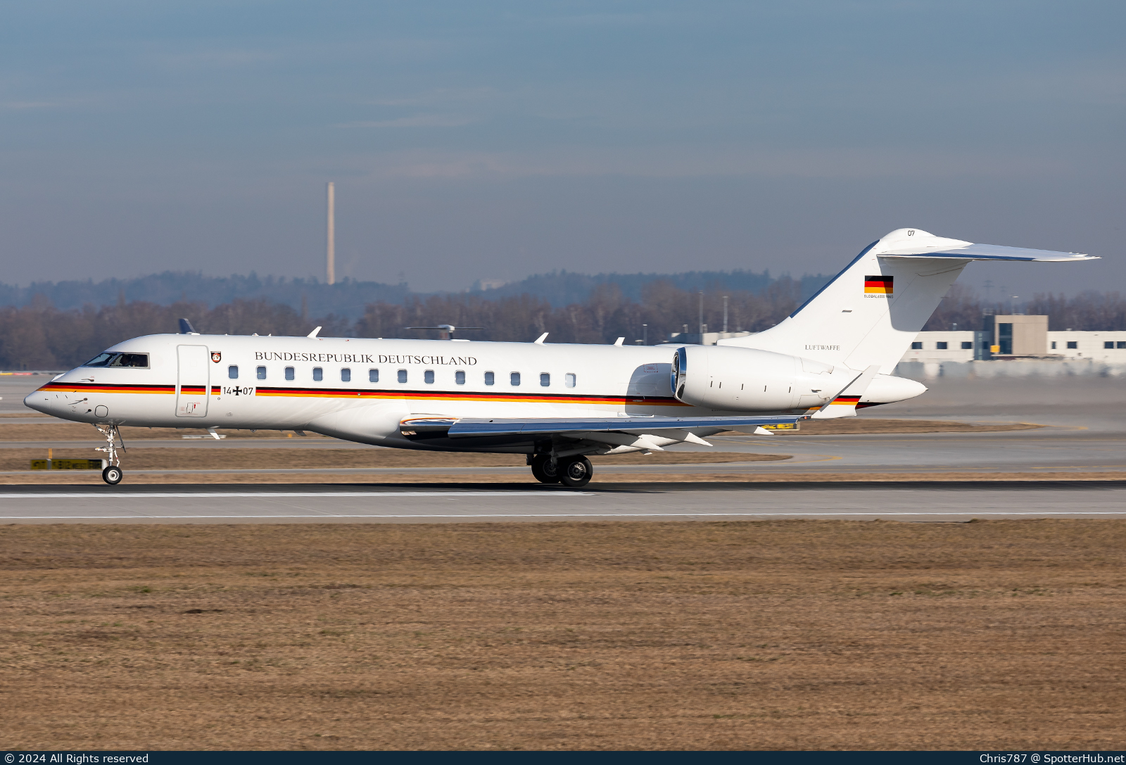 Photo of 14+07 - Bombardier Global 6000 operated by German Air Force