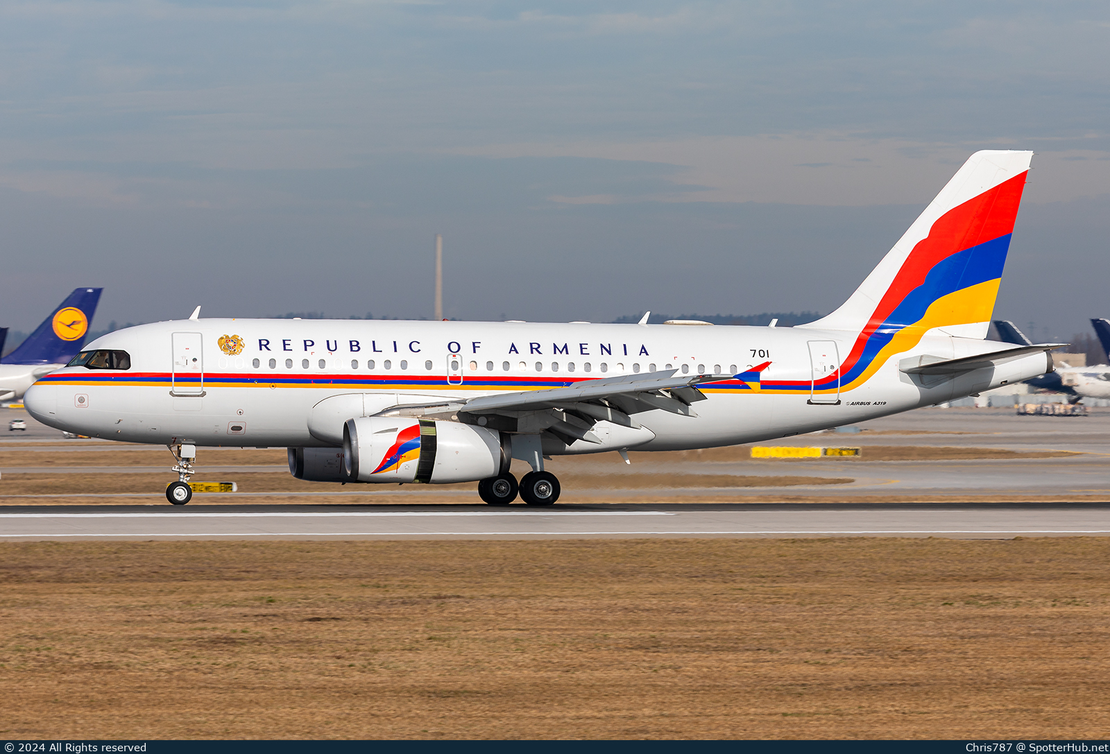Photo of 701 - Airbus A319-132(CJ) operated by Government of Armenia