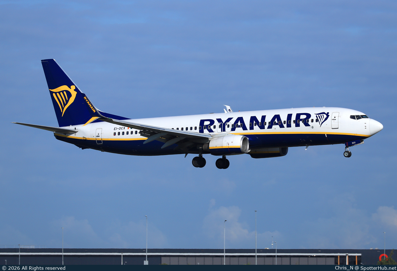 Photo of EI-DCX - Boeing 737-8AS operated by Ryanair