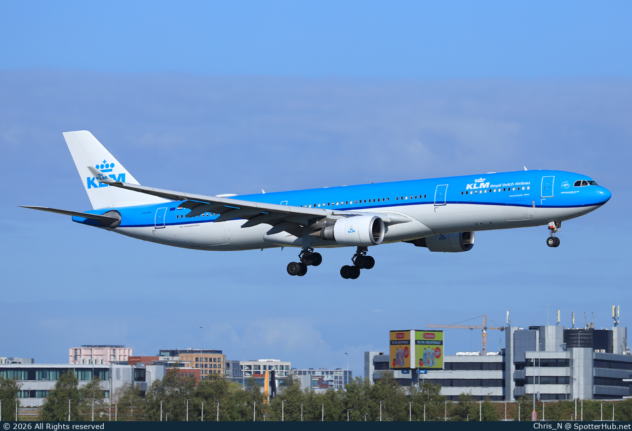 Photo of PH-AKB - Airbus A330-303 operated by KLM Royal Dutch Airlines
