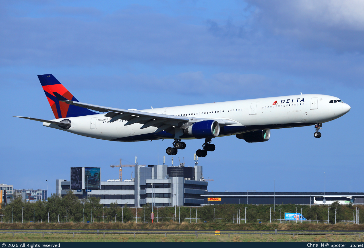 Photo of N813NW - Airbus A330-323 operated by Delta Air Lines
