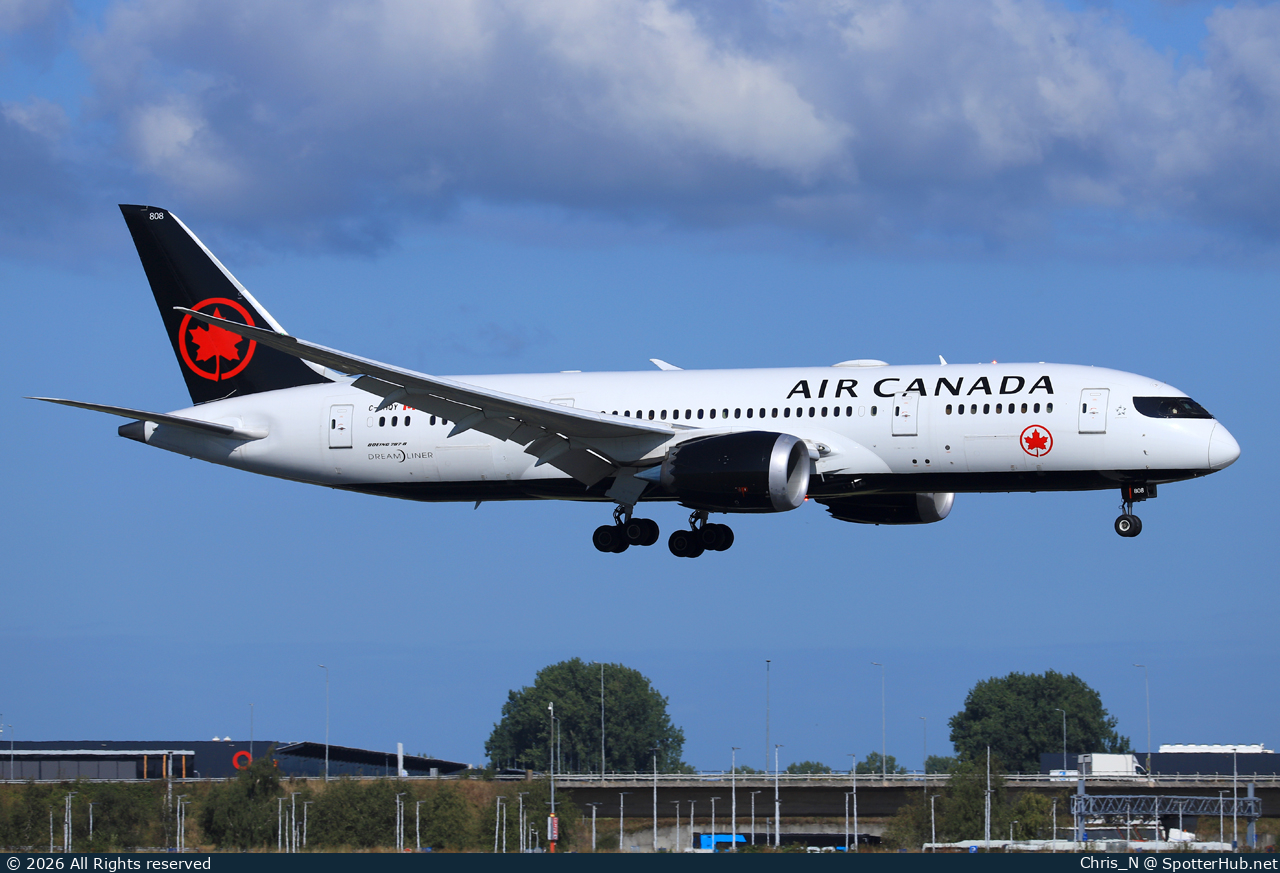 Photo of C-GHQY - Boeing 787-8 Dreamliner operated by Air Canada