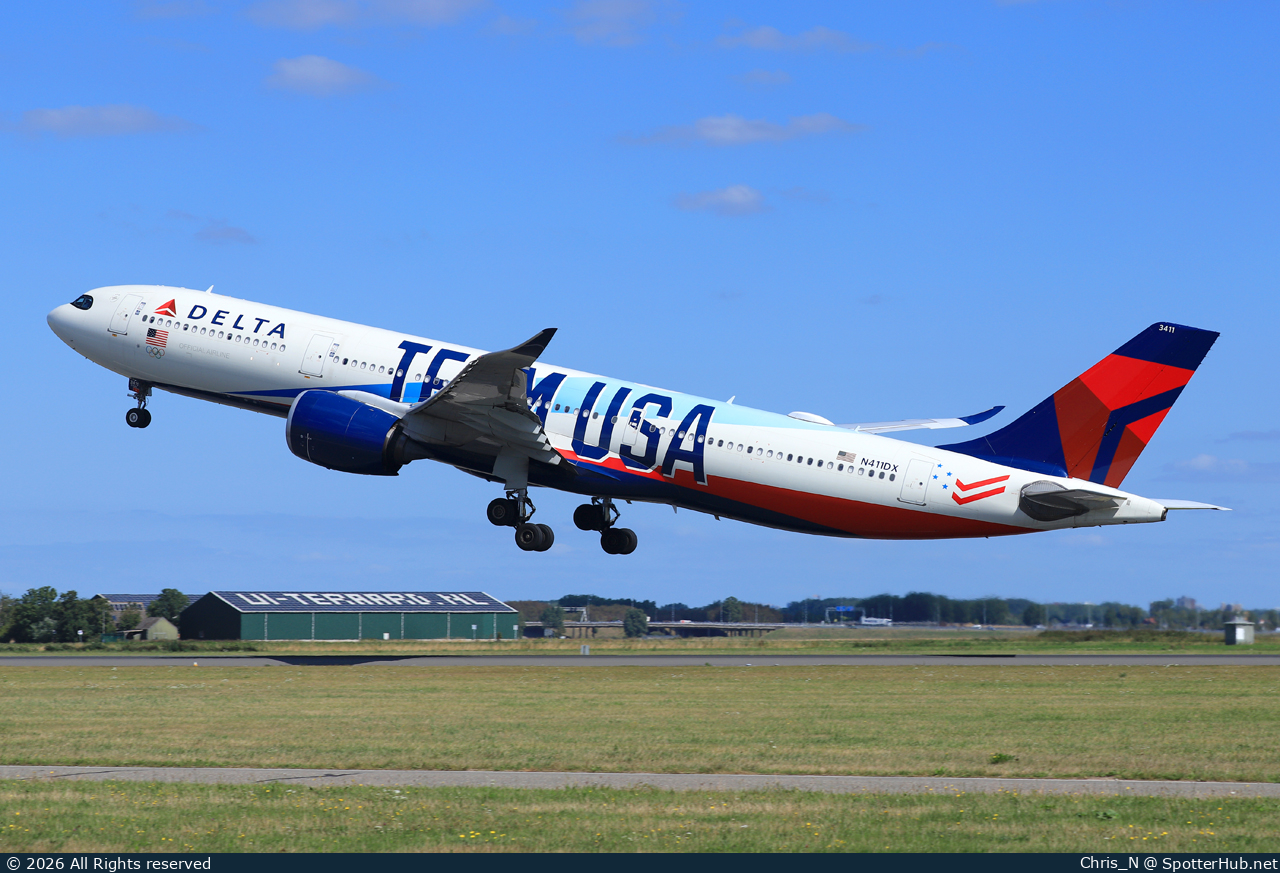 Photo of N411DX - Airbus A330-941 operated by Delta Air Lines