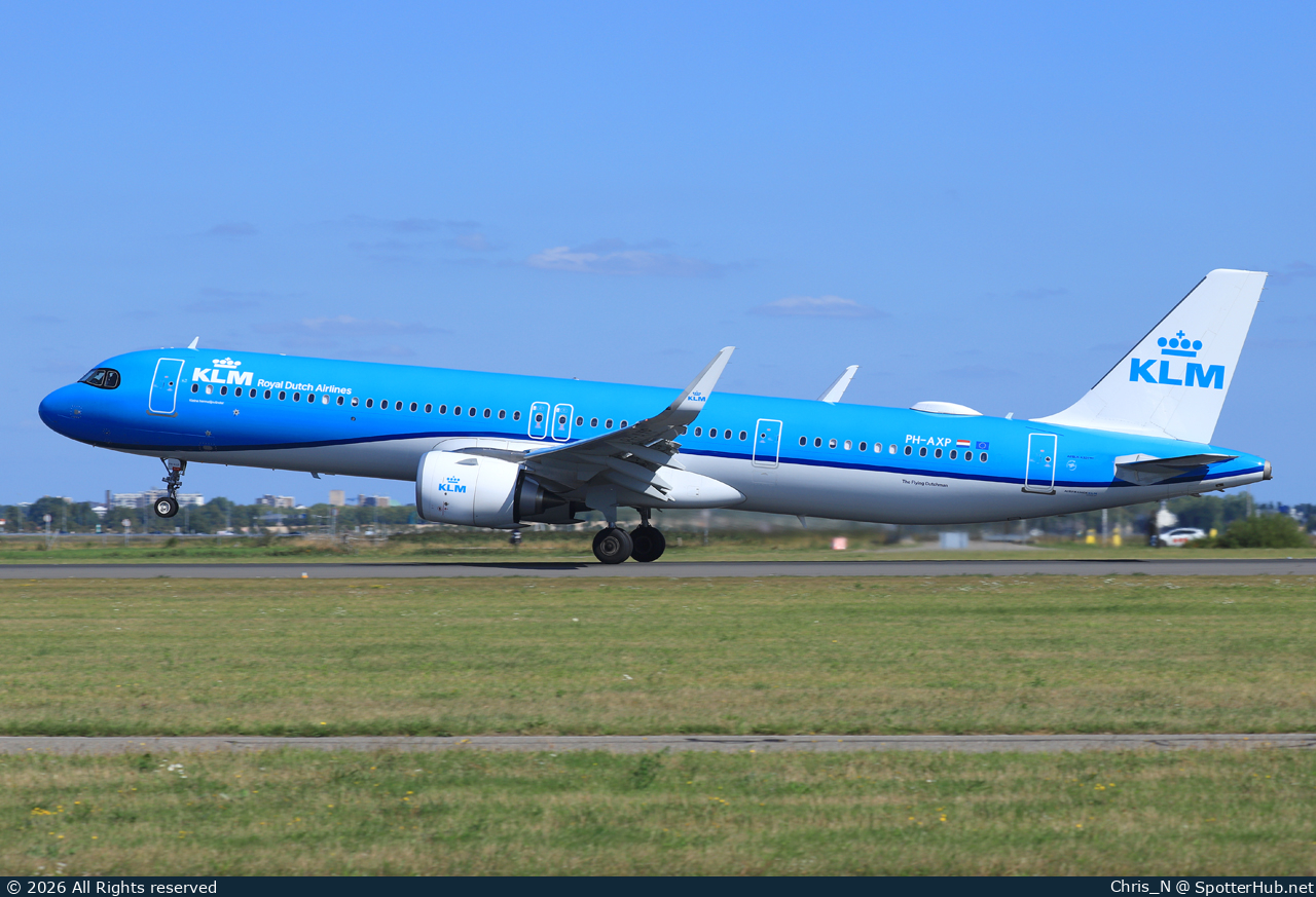 Photo of PH-AXP - Airbus A321-252NX operated by KLM Royal Dutch Airlines