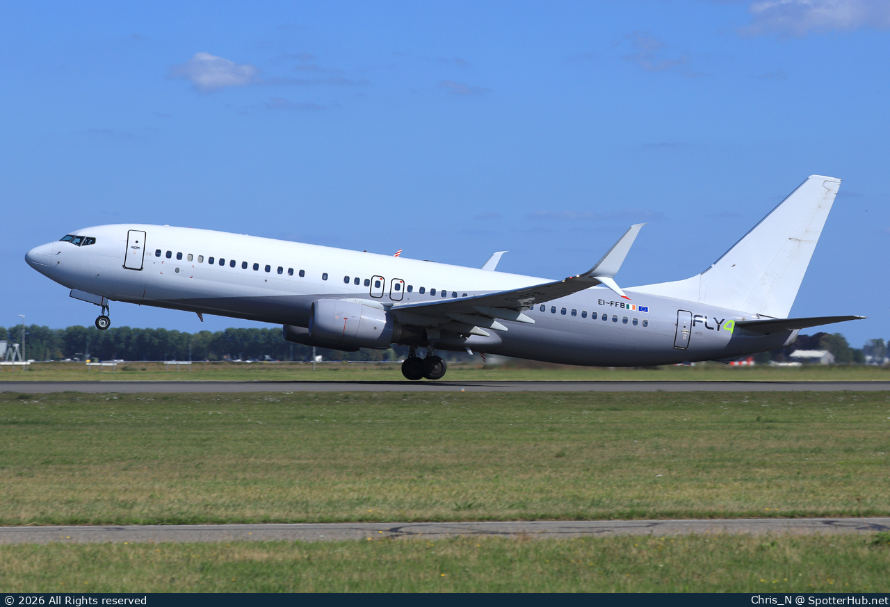 Photo of EI-FFB - Boeing 737-8K5 operated by FLY4 Airlines