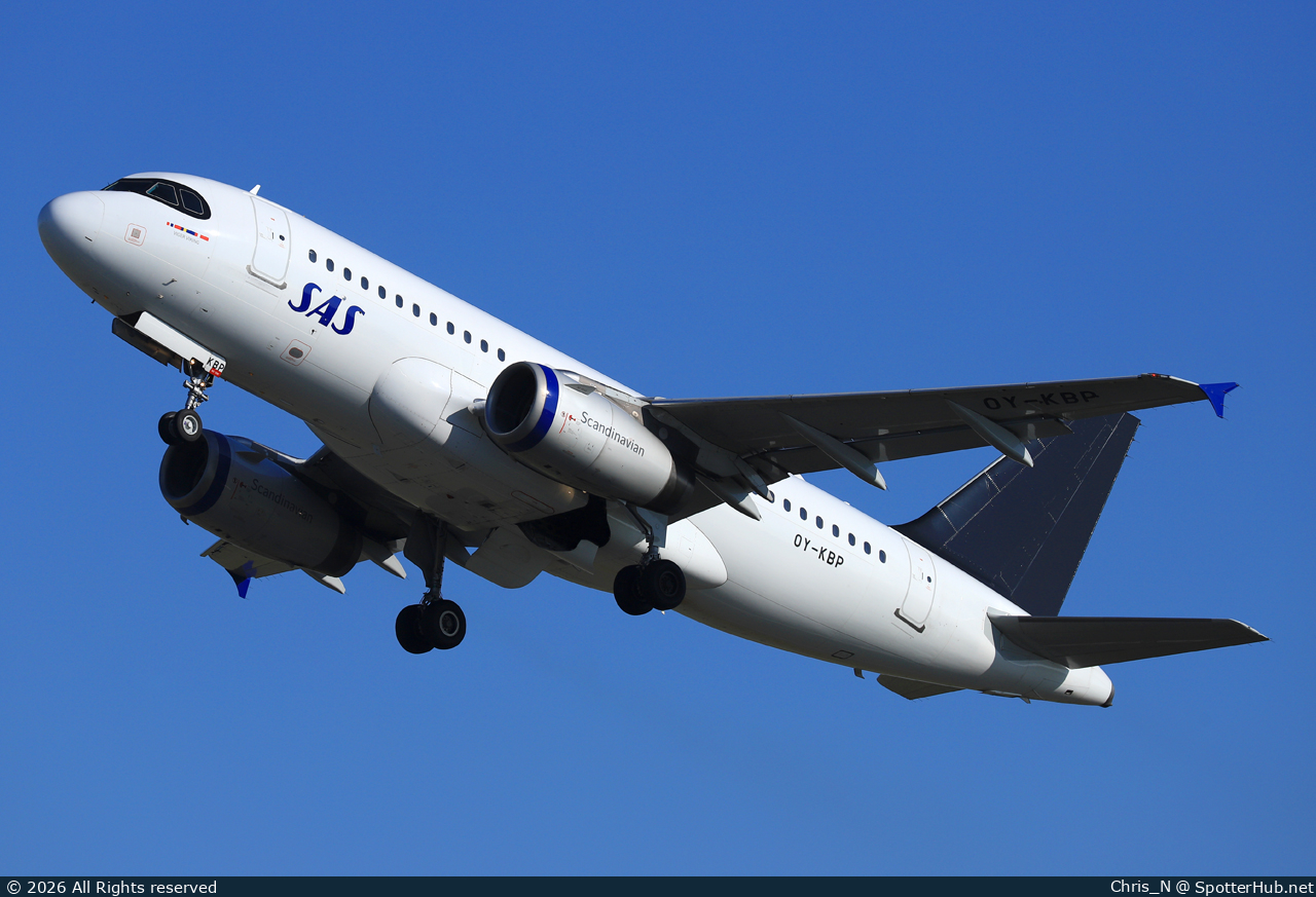 Photo of OY-KBP - Airbus A319-132 operated by SAS Scandinavian Airlines