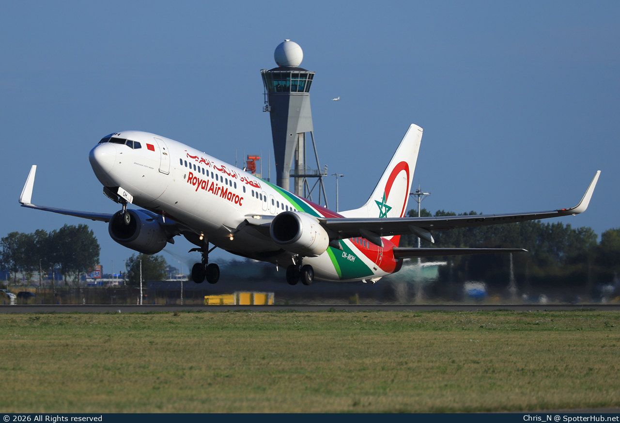 Photo of CN-ROH - Boeing 737-85P operated by Royal Air Maroc