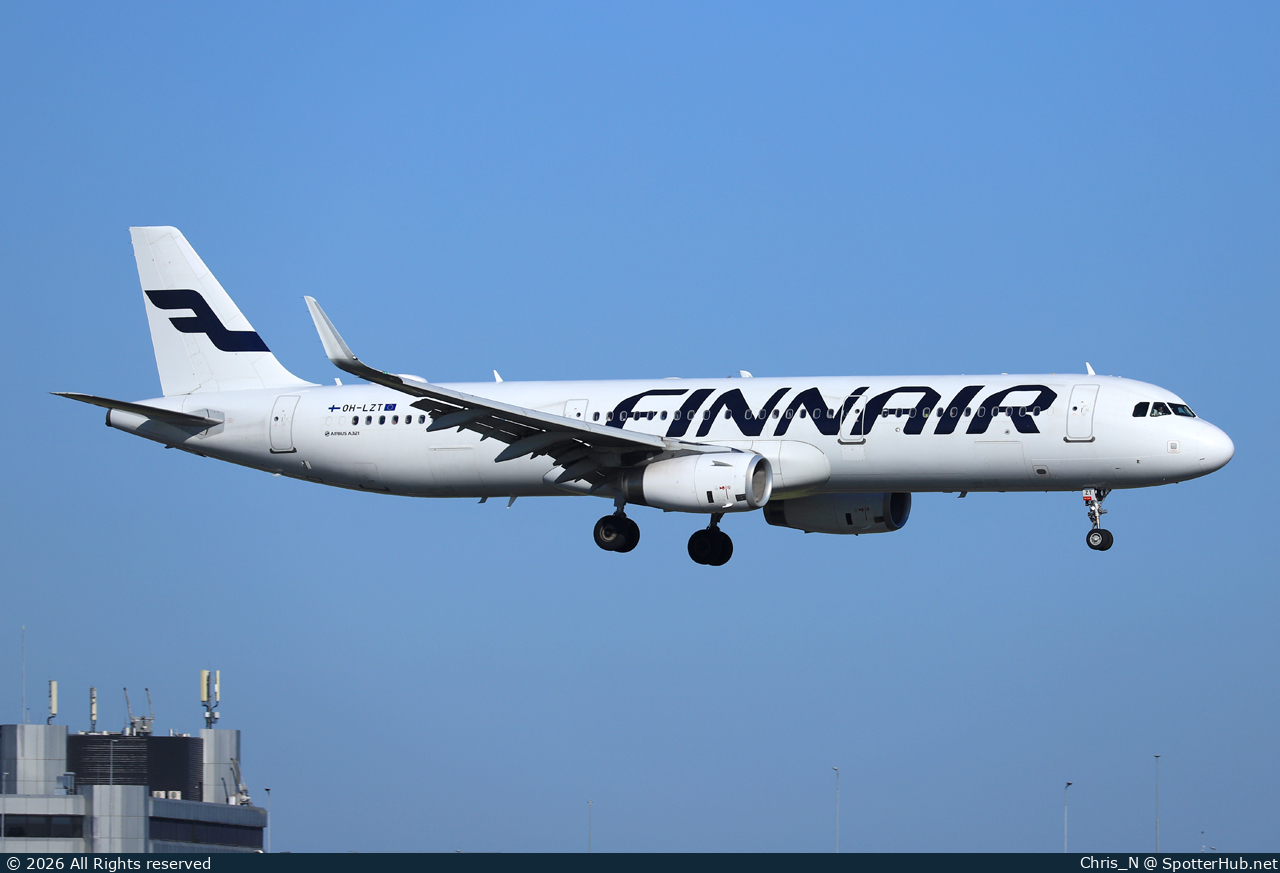 Photo of OH-LZT - Airbus A321-231 operated by Finnair