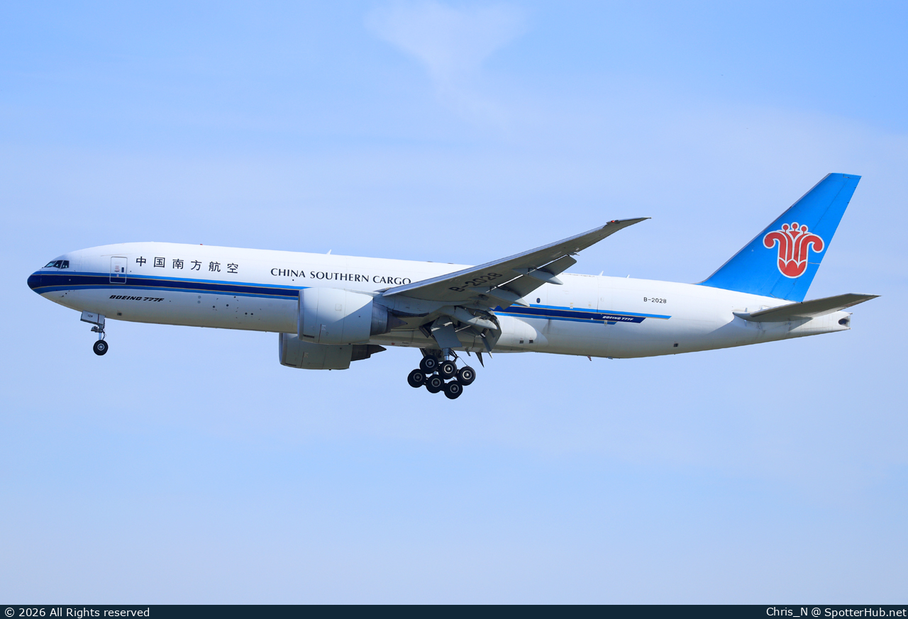 Photo of B-2028 - Boeing 777-F1B operated by China Southern Cargo