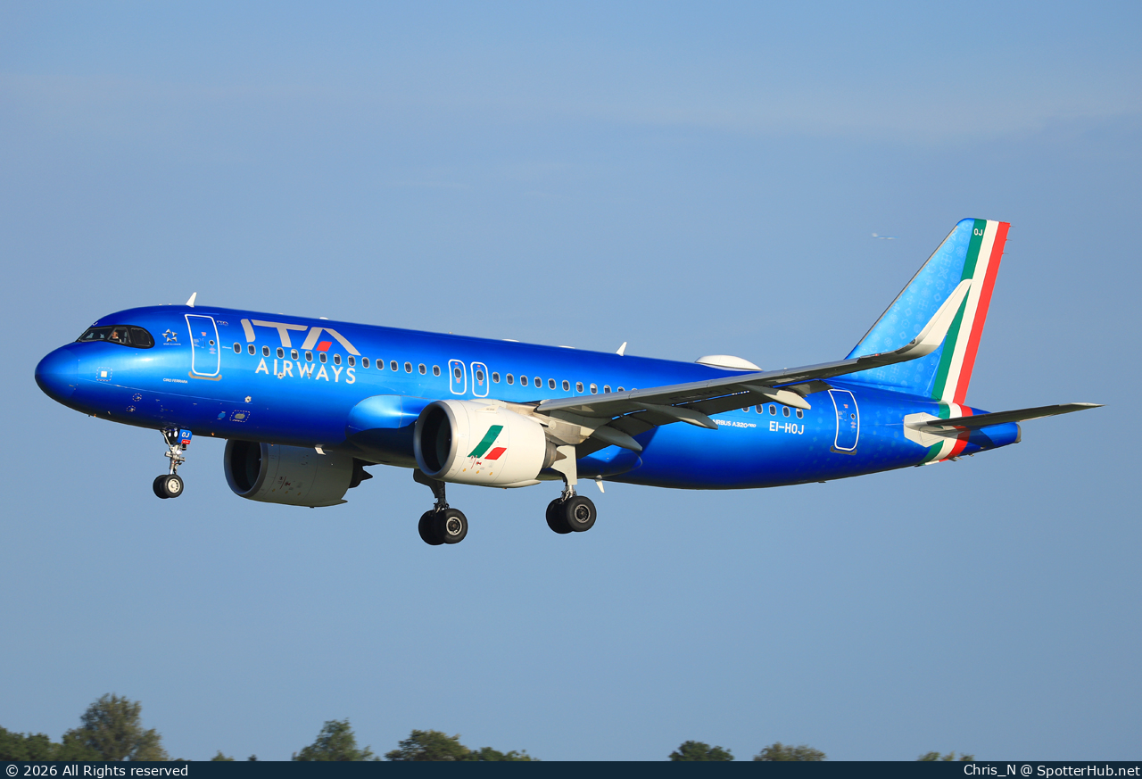 Photo of EI-HOJ - Airbus A320-272N operated by ITA Airways