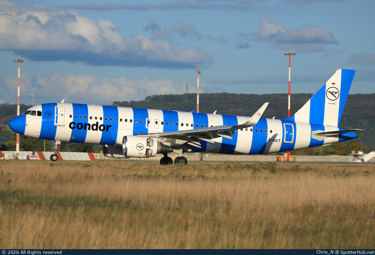 Photo of D-AICT - Airbus A320-214 operated by Condor