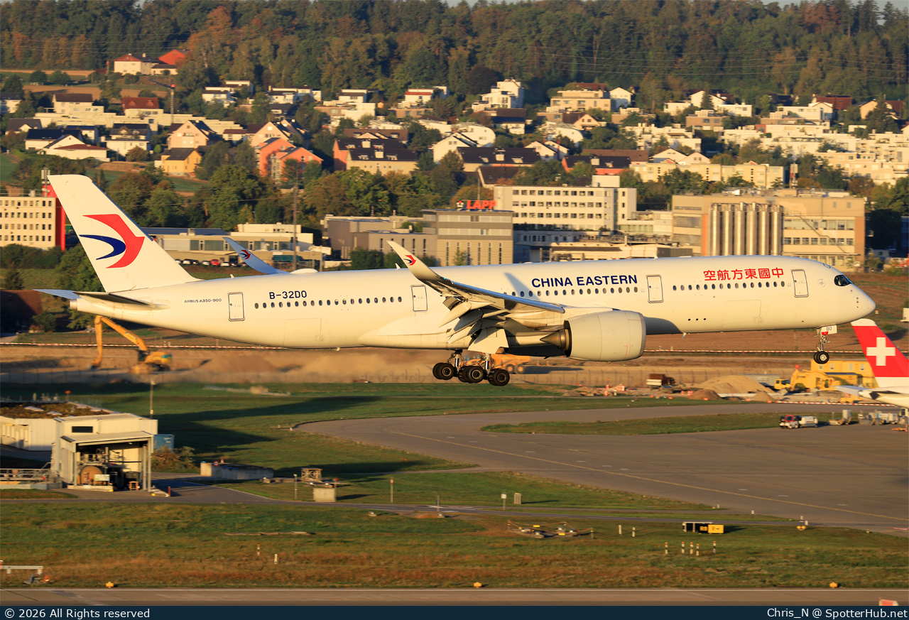 Photo of B-32D0 - Airbus A350-941 operated by China Eastern Airlines