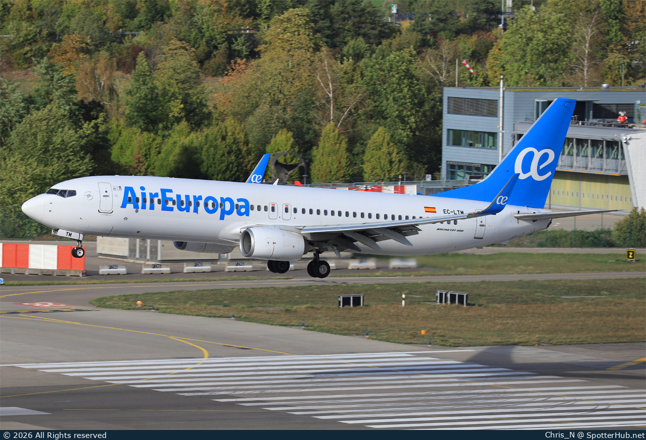 Photo of EC-LTM - Boeing 737-85P operated by Air Europa