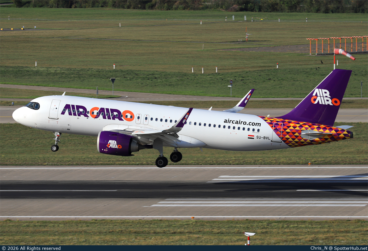 Photo of SU-BVL - Airbus A320-251N operated by Air Cairo