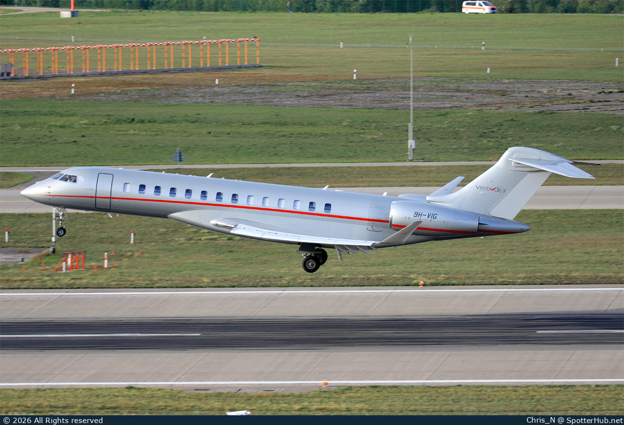 Photo of 9H-VIG - Bombardier Global 7500 operated by VistaJet