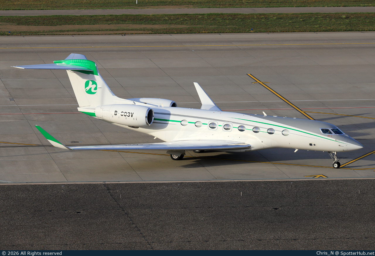 Photo of B-603V - Gulfstream G650ER operated by ZYB Lily Jet