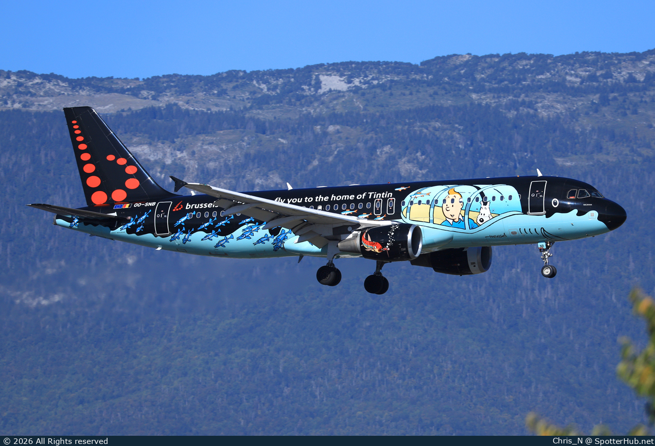 Photo of OO-SNB - Airbus A320-214 operated by Brussels Airlines