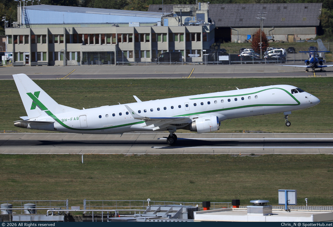 Photo of 9H-FAB - Embraer Lineage 1000 operated by AirX Charter