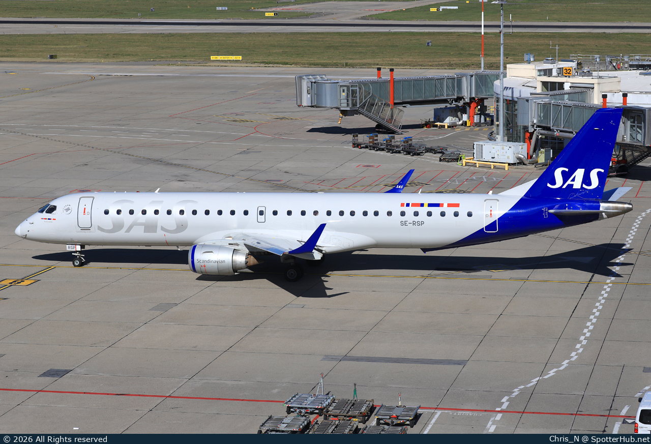 Photo of SE-RSP - Embraer ERJ-195LR operated by SAS Link