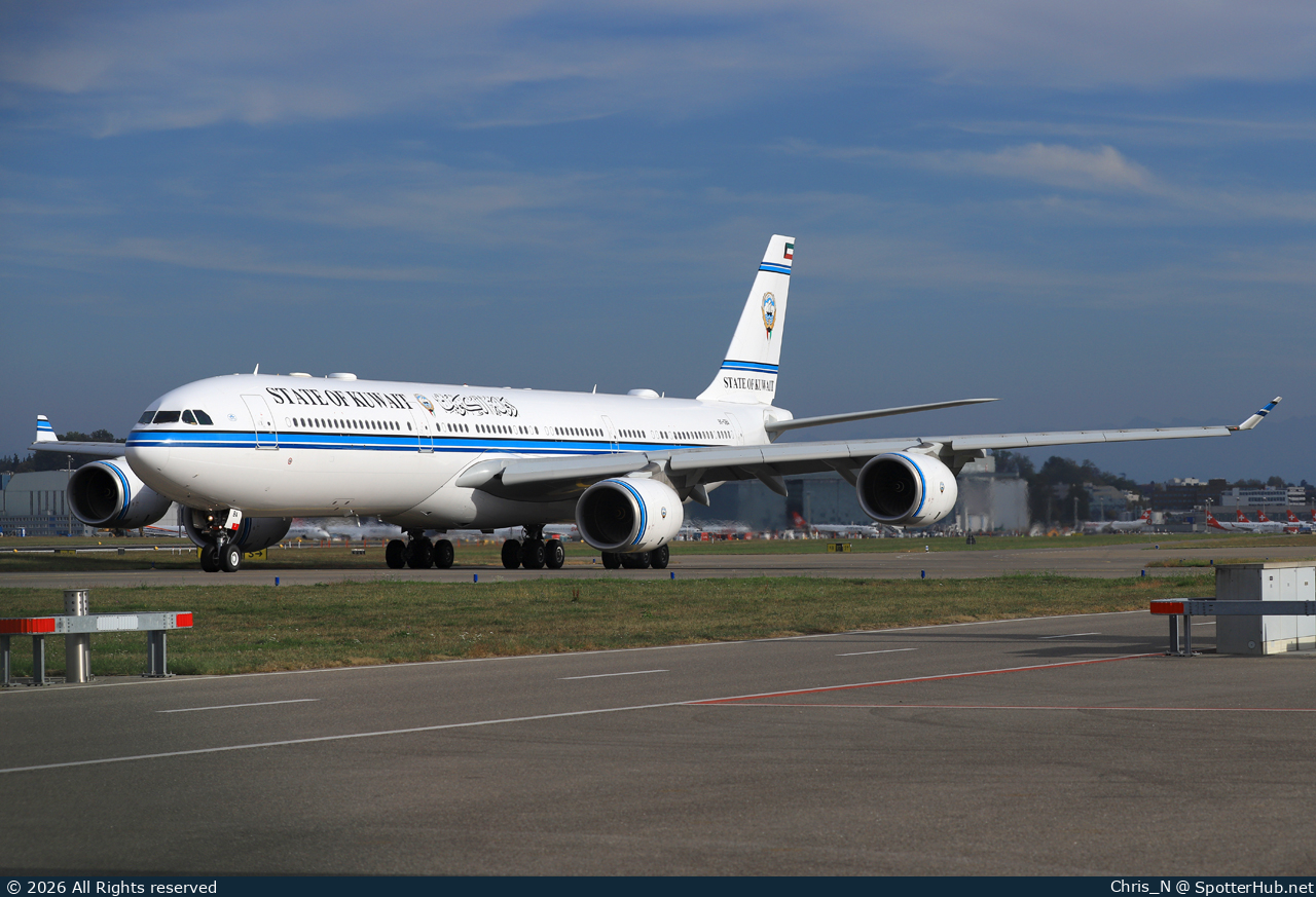 Photo of 9K-GBA - Airbus A340-541 operated by Government of Kuwait