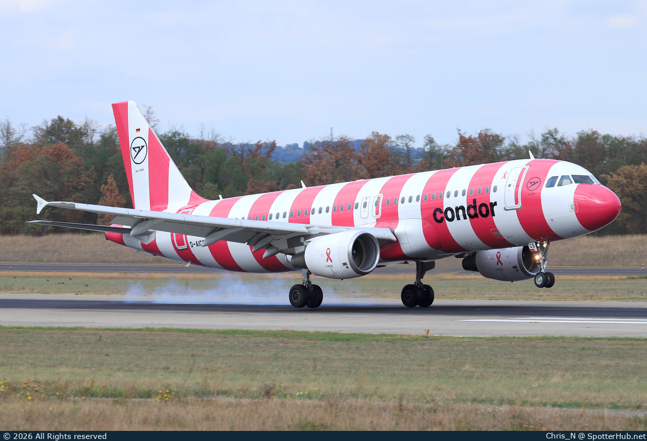Photo of D-AICS - Airbus A320-214 operated by Condor
