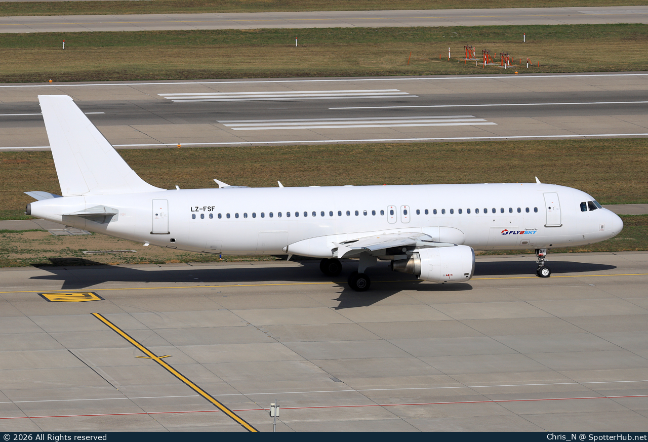 Photo of LZ-FSF - Airbus A320-214 operated by Fly2Sky