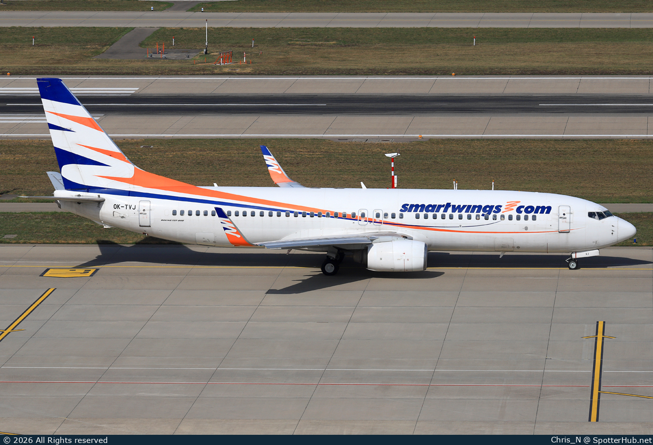 Photo of OK-TVJ - Boeing 737-8Q8 operated by SmartWings