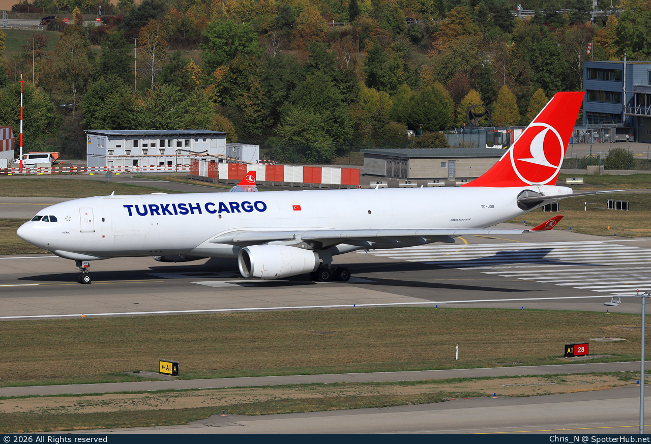 Photo of TC-JDO - Airbus A330-243F operated by Turkish Airlines Cargo