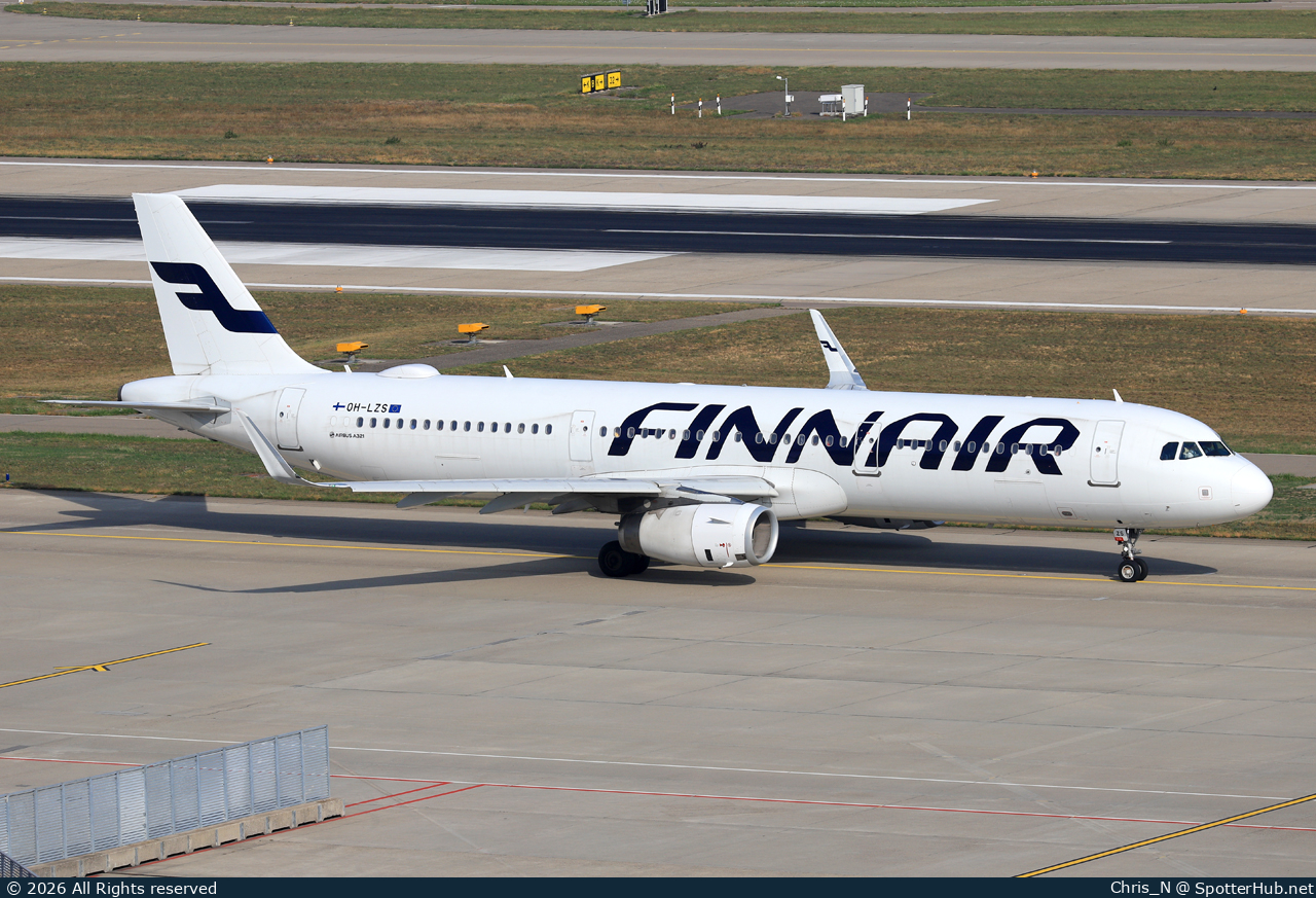 Photo of OH-LZS - Airbus A321-231 operated by Finnair